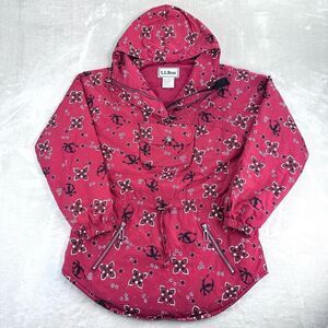 Vintage L.L. Bean Jacket Womens‎ Medium Red Cloud Puffer Pullover Ski Parka